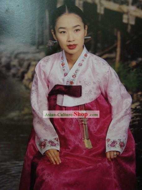 Классический корейский ханбок Одежда Набор для женщин
