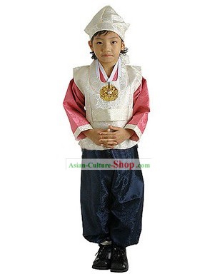 Traditionnelle Set coréenne Hanbok enfant complète