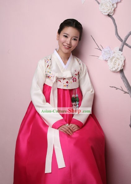 Traditionelle koreanische Hanbok Dress