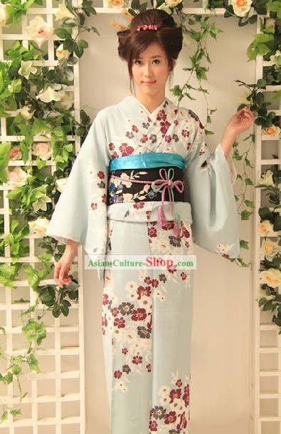 Japanese Kimono Dress Complete Set