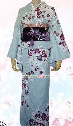Japanese Traditiona Kimono Dress Complete Set for Women