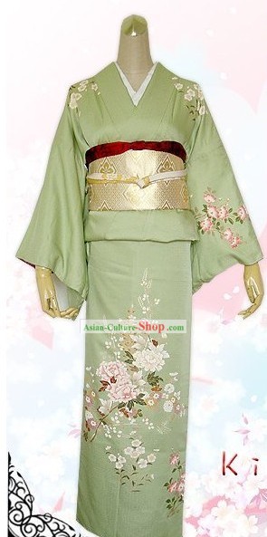 Supreme japanische Prinzessin Kimono Kleid Komplett-Set