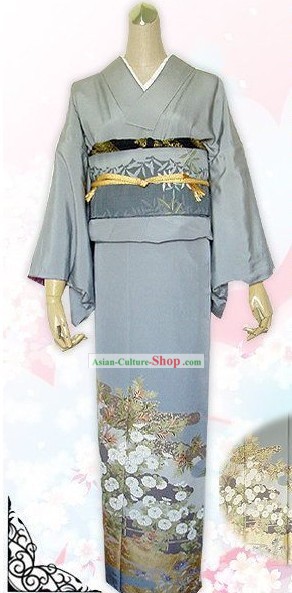 Traditionnel japonais Princesse Set kimono de soie