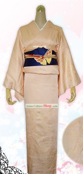 Kimono japonés vestido Set completo para la Mujer
