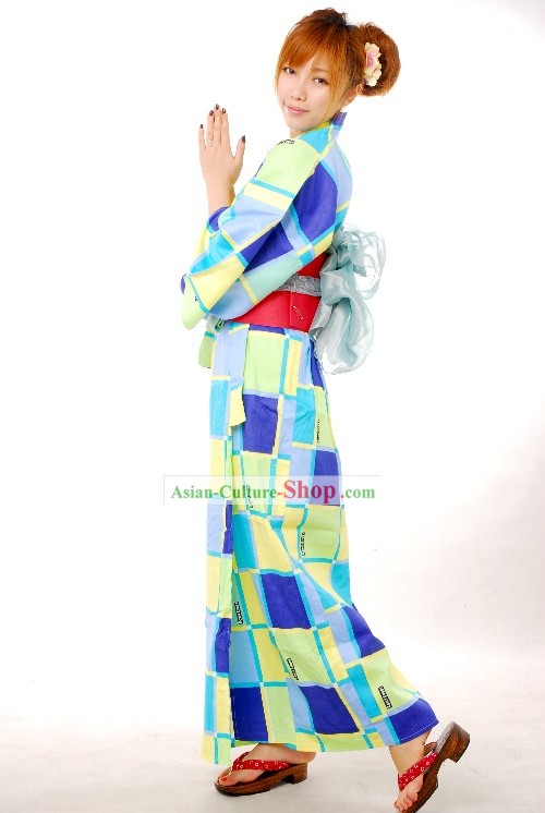 Robe tradicional kimono japonés para la Mujer