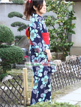 Traditionelle japanische Kimono Yukata Dress for Women