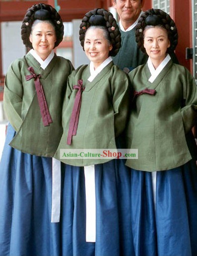 Ancient Korean Working People Costume