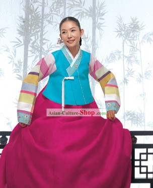 Traditional Korean Family Hanbok for Women