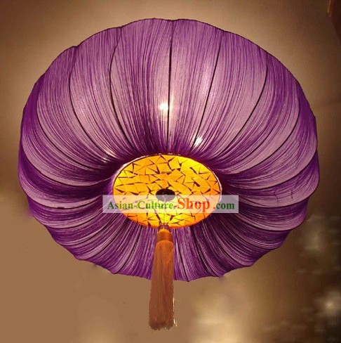 Chinesische Handmade Große Lotus Decke Lantern