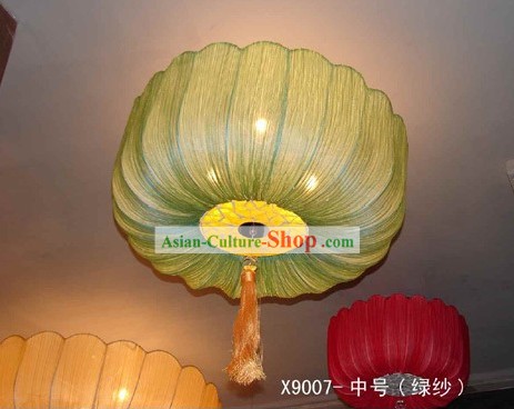 Chinese Handmade Large Lotus Ceiling Lantern