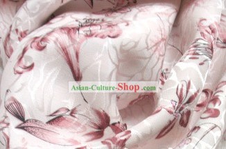 Traditional Daffodil Silk Fabric