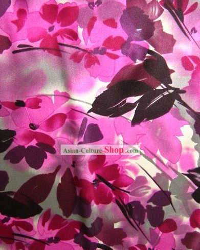 Top Chinese Oil Painting Silk Fabric