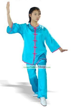 Chinese Silk Taiji Uniform for Women