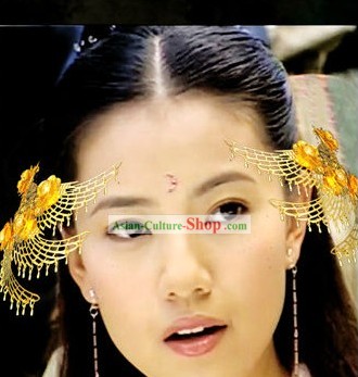 Ancient Style Chinese Golden Hairpin