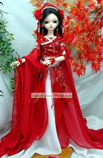 Chinese Classic Wedding Dress and Hair Accessories for Brides