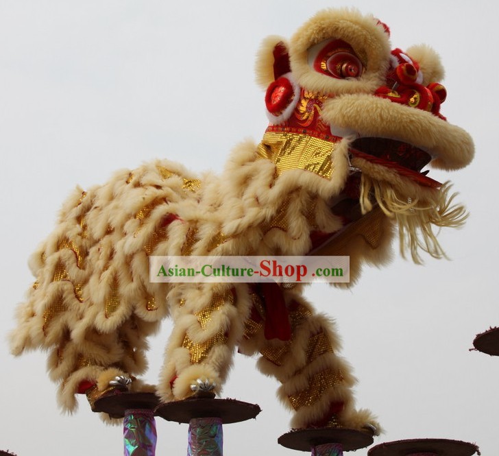 Professional Competition and Celebration Lion Dance Costume Complete Set