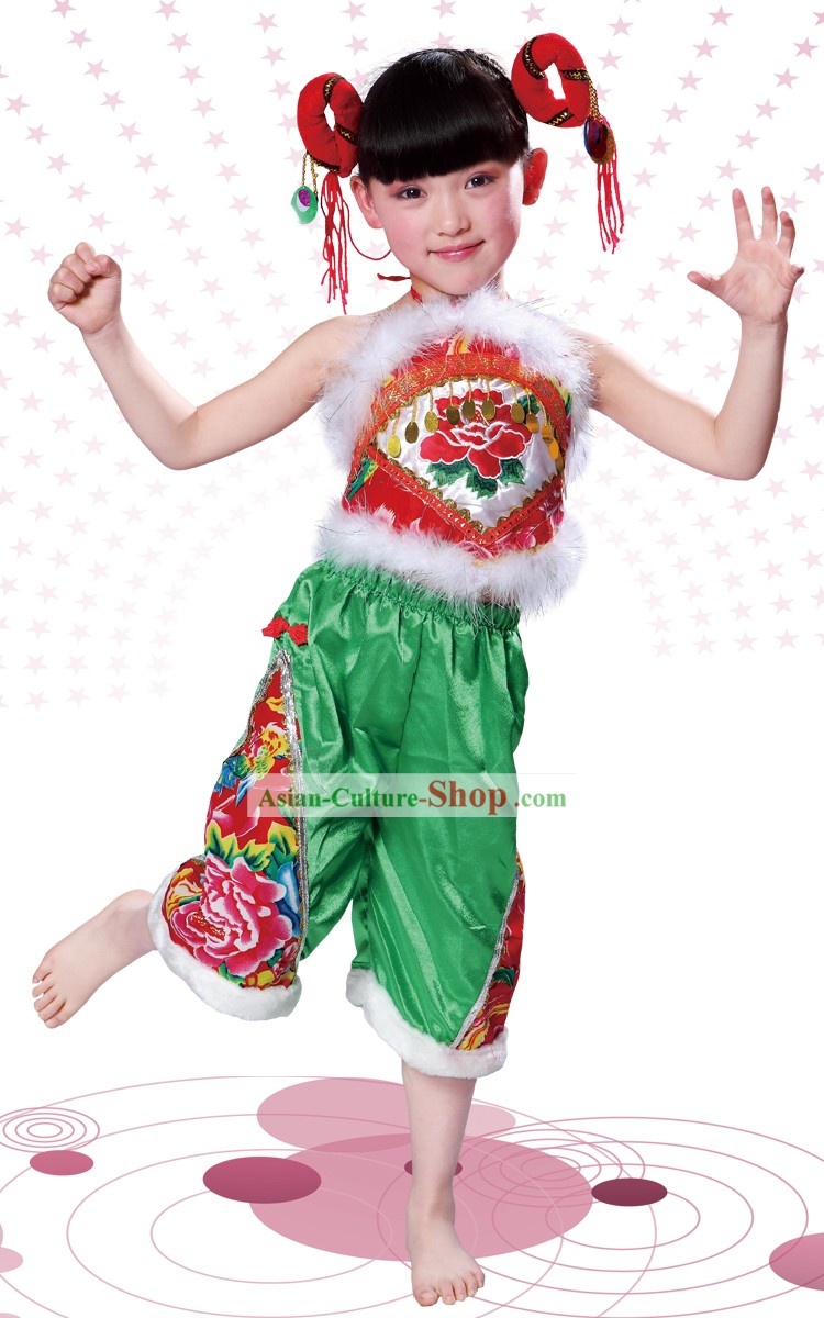 Children Festical Celebration Dance Costumes