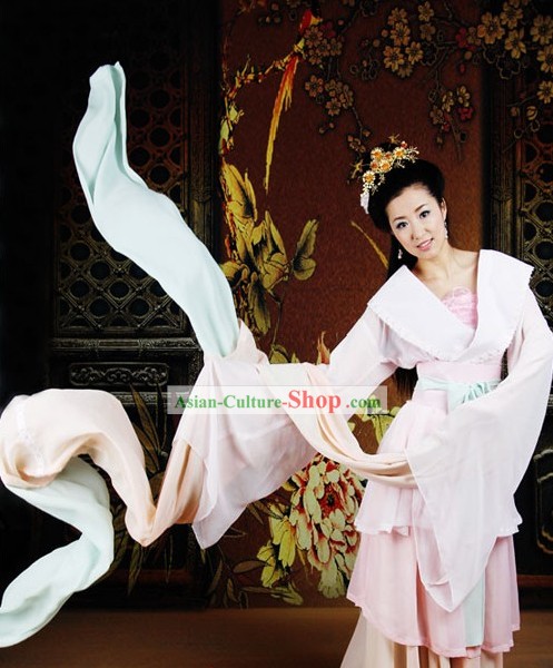Ancient Chinese Royal Palace Dancer Costume Complete Set