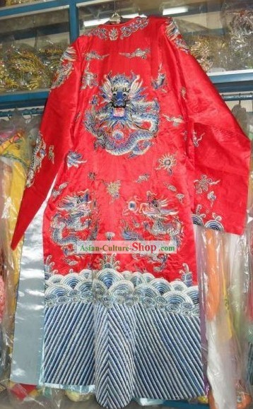 Chinese Beijing Opera Embroidered Dragon Costumes