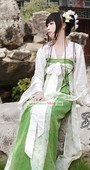 Ancient Chinese Tang Dynasty Girl Ruqun Clothing