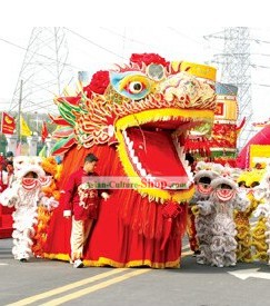 Super Large Dragon Dance Costumes for Display and Parade