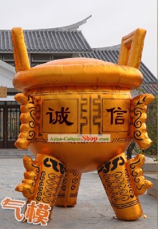 Large Chinese Golden Inflatable Tripod