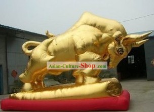 Large Inflatable Golden Ox