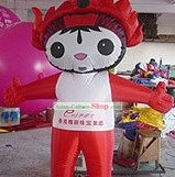 Chinese Cartoon Fu Dolls Inflatable Costumes