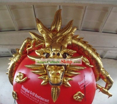 Chinese Inflatable Golden Dragon Ball