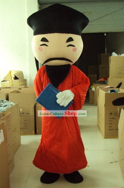 Ancient Chinese Teacher Mascot Costumes Complete Set