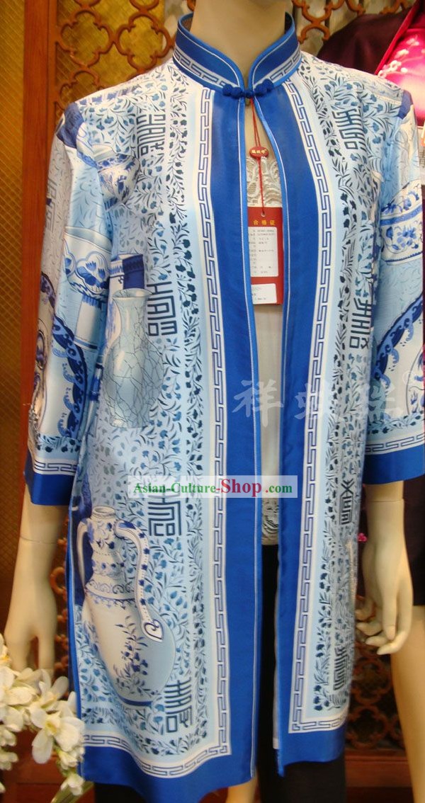 Chinese Peking Rui Fu Xiang Silk Tang Suit for Women