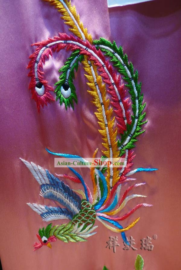 Traditional Chinese Rui Fu Xiang Silk Phoenix Scarf