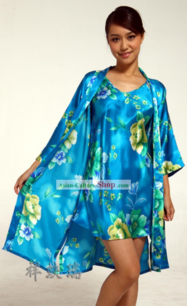 Chinese Rui Fu Xiang Silk Pajama for Women