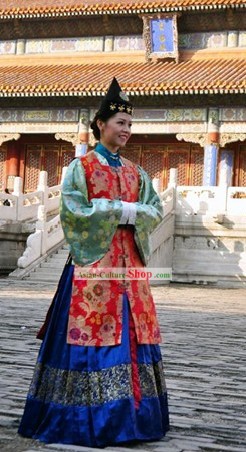 Chinese Ming Dynasty Princess Clothing Complete Set