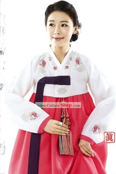 Traditional Korean Female Hanbok Clothes