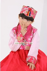 Traditional Korean Birthday Ceremony Hanbok for Kids