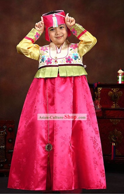 Traditional Korean Princess National Hanbok Clothing