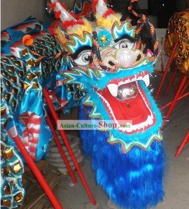 Traditional Chinese Golden Armor Dragon Dance Costume Complete Set for Children