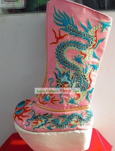 Chinese Opera Dragon Boots for Men