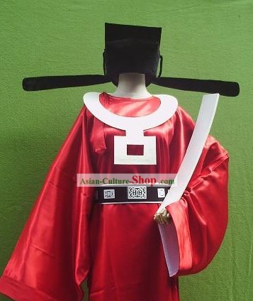 Song Dynasty Official Costumes and Hat Full Set