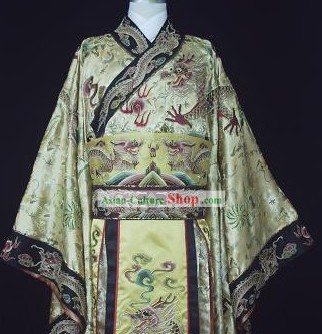 Ancient Han Dynasty Emperor Dragon Clothes