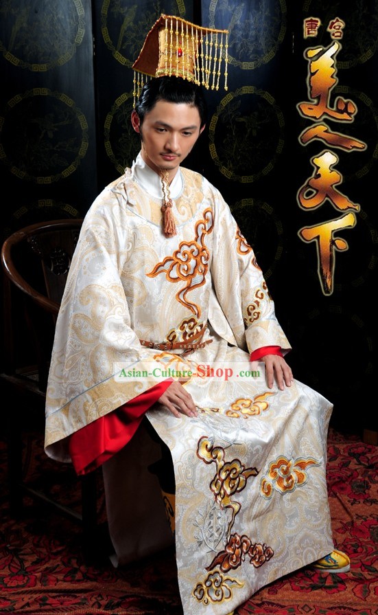 Tang Dynasty Emperor Dragon Robe Complete Set