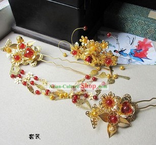 Ancient Chinese Beauty Headpiece Set