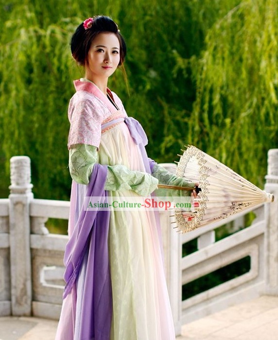 Ancient Chinese Tang Dynasty Hanfu Suit