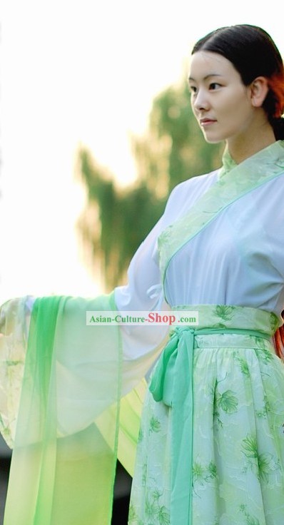 Ancient Chinese Ru Qun Skir Clothing Set for Women
