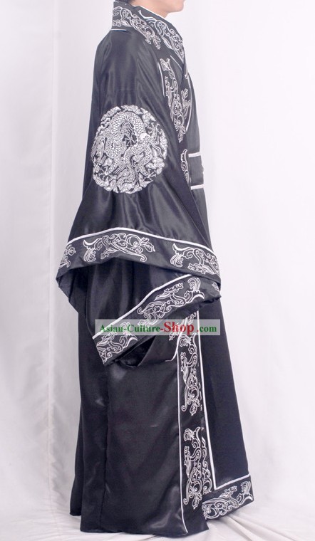 Stunning Embroidered Dragon Han Chinese Clothing for Men