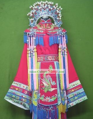Ancient Chinese Opera Princess Costumes and Phoenix Crown