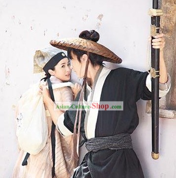 Ancient Chinese Swordsman Costumes Complete Set