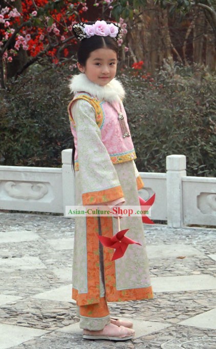 Ancient Chinese Imperial Princess Costumes for Kids