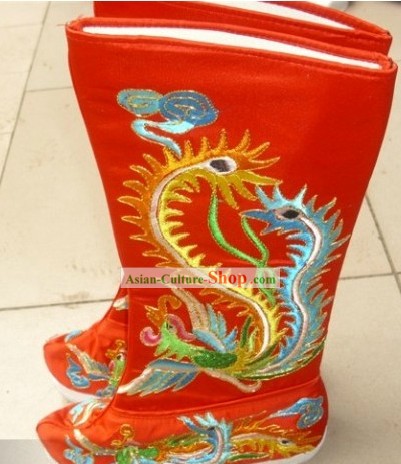 Ancient Chinese Empress Phoenix Boots
